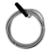 6.5 Ft Spiral Drain Opener Spring Wire Rod Auger Snake Pipe Unclog Sink,Tub, Toilet, Shower, Kitchen, Basins and Pipes