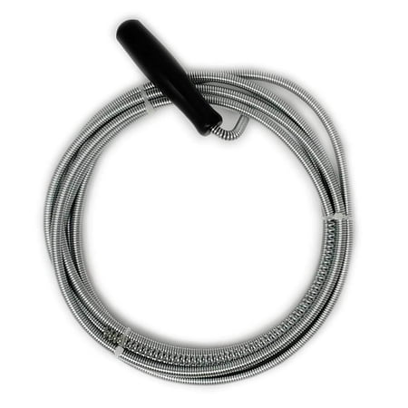 9.8 Ft Spiral Drain Opener Spring Wire Rod Auger Snake Pipe Unclog Sink,Tub, Toilet, Shower, Kitchen, Basins and (Best Way To Unclog Shower)