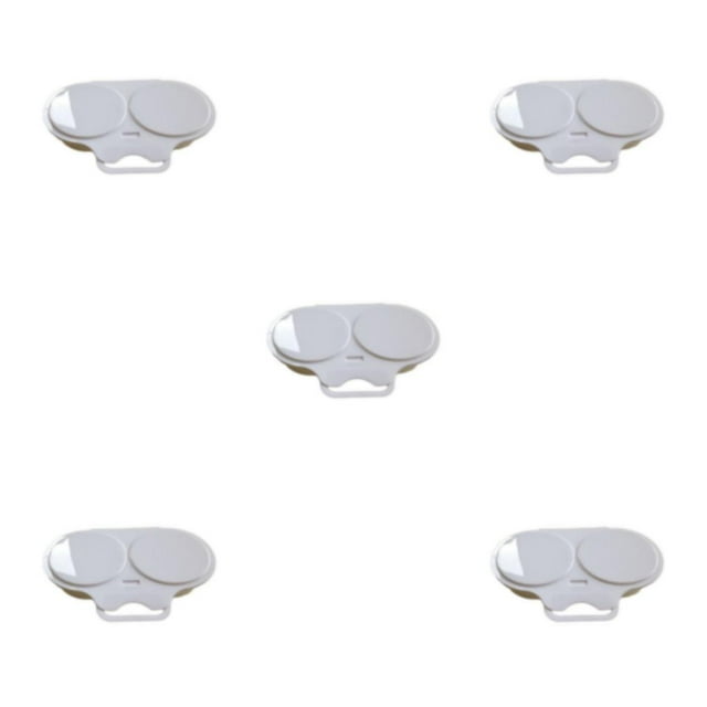Guardoinrt PP Fast And Reliable Microwave Egg Cooker For Cooked Eggs Safe And Reliable Microwave Egg Steamers white 5Set