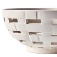thumbnail image 4 of Better Homes & Gardens Ivory Woven Ceramic Decorative Bowl, 11 in, 4 of 6
