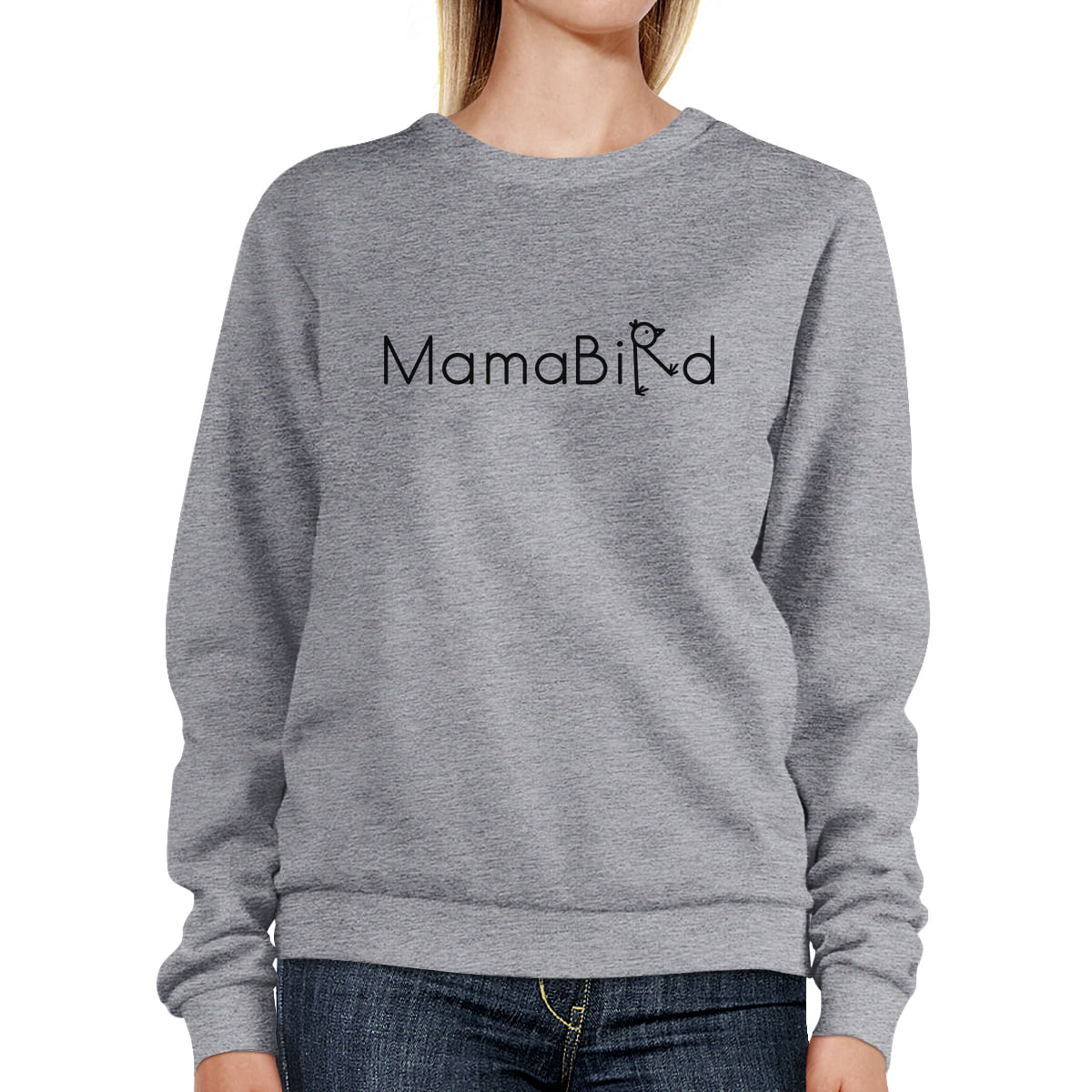 Details about   MamaBird Gray Unisex Cute Graphic Sweatshirt Gift Idea For New Moms
