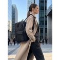 thumbnail image 6 of Spencer Travel Backpack for Womens, Nylon Backpack Shoulder Bag, Ladies Lightweight Casual Daypack 15.6 Inch Laptop Backpack, Black, 6 of 10