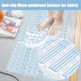 thumbnail image 2 of Bathtub Mat Non Slip 90x40cm - Extra Large Shower Mats for Inside Shower with Suction Cups, Anti Mould Rubber Bath Mat for Bathroom, Machine Washable, 2 of 5