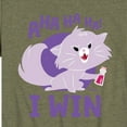 thumbnail image 3 of Disney Classics - Cats & Dogs - Yzma Cat I Win - Toddler And Youth Short Sleeve Graphic T-Shirt, 3 of 5
