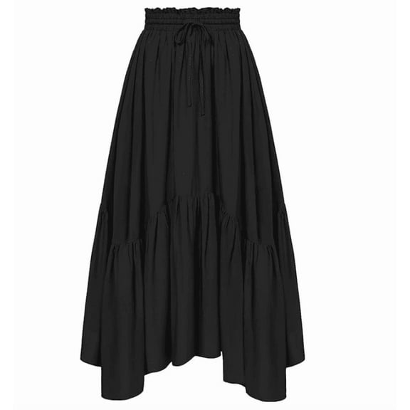 Maxi Skirts for Women High Waist Renaissance Skirt Long Skirt with Pockets