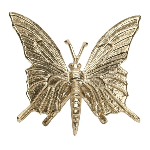 Melrose Open Winged Standing Butterfly Decoration - 6" - Gold