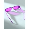 thumbnail image 3 of 1pc Fashionable Square Frame Y2k Style Beach Photoshoot Eyewear For Men & Women, 3 of 4