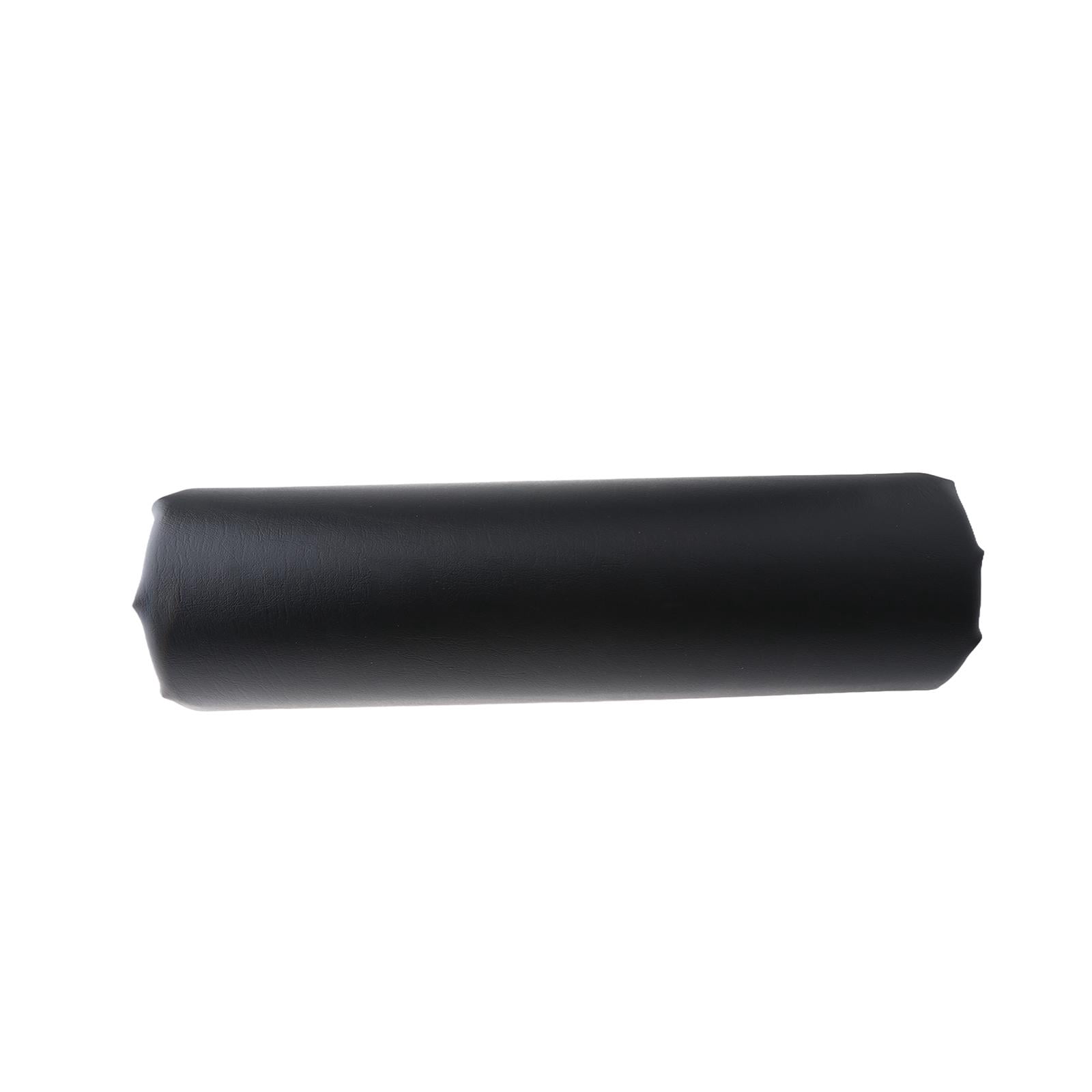 Dualoai 1 Piece Foam Foot Pad Roller 50cm Replacement Round Ankle Pad Roller for Indoor Black