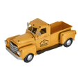 thumbnail image 1 of Adorno de camioneta de juguete de colección de coches, decoración del hogar, arte, adorno de coche realista Amarillo, 1 of 9