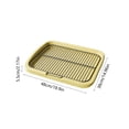 thumbnail image 3 of Dog Potty Tray For Small Medium Dogs With Removable Reseau Disclose Proof Base Plain Clean Pet Litter Box Portable Dog Litter Box For Apartment Balcony Travel, 3 of 6