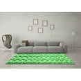 thumbnail image 3 of Ahgly Company Indoor Square Abstract Emerald Green Contemporary Area Rugs, 8' Square, 3 of 4