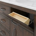 thumbnail image 3 of Water Creation Aberdeen 60" Wood Single Bathroom Vanity in Brown & White, 3 of 7