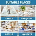 thumbnail image 7 of PHYHOO Flowers Mandalas Cloth Napkins Soft Patchwork Pattern in Ethnic Style Polyester Dinner Napkin for Family Restaurant Weddings Parties 2 PCS, 7 of 7