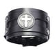 thumbnail image 2 of Pulsera de cuero Fernando punk ancha ajustable negro para hombres, 2 of 7
