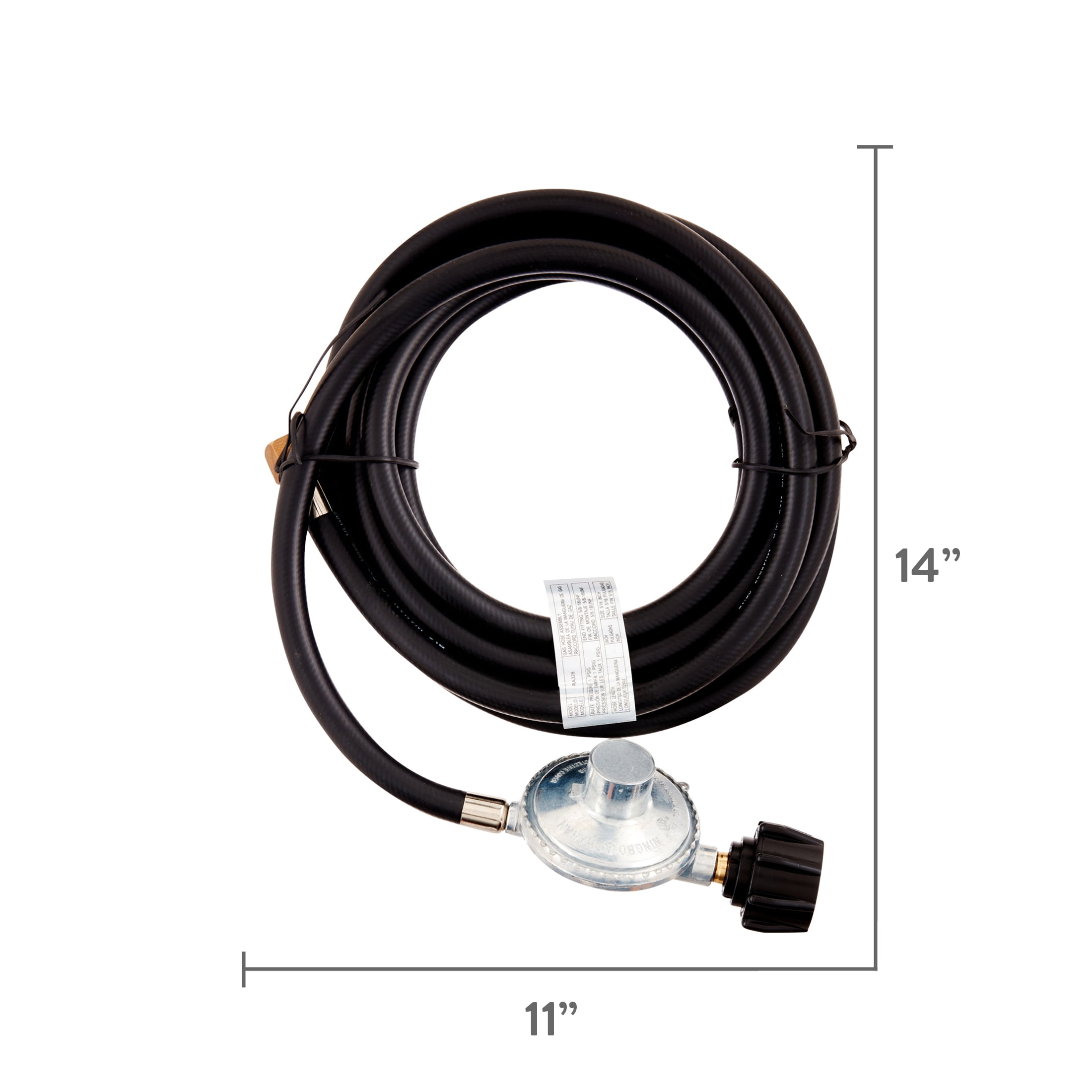 Camco 12-Foot Low Pressure Reg and Hose (57721)