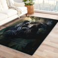 thumbnail image 2 of Leopard Rug 5x7 Area Rugs for Bedroom Living Room, Black Cheetah Area Rug, Wild Animal Carpet Machine Washable Non-Slip Large Rug, Soft Low Pile Area Rug, Indoor Decorative Rug d&ip150, 2 of 6