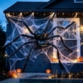 thumbnail image 7 of Giant Halloween Spider Balloon, 10 FT Black Spider Foil Balloon Air Fill Spider Decorations for Haunted House Indoor Halloween Party Photo Booth Decor, 7 of 7