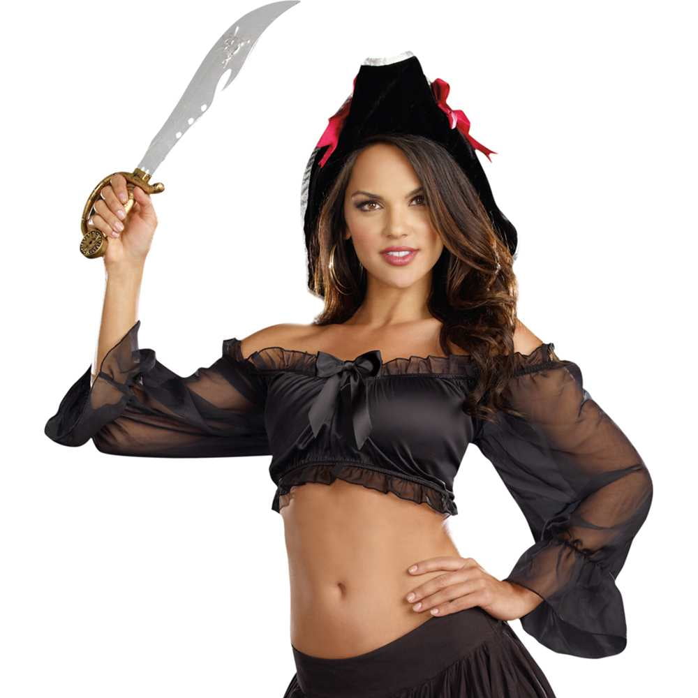 black peasant crop top