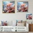 thumbnail image 4 of Designart "Explorations of Pink Coral Reef" Animals Framed Wall Art - Pink Coral Entryway Framed Wall Art, 4 of 6