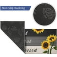 thumbnail image 5 of Sunflower Kitchen Rugs - Kitchen Mat Set of 2, Sunflower Decor Sunflower Rugs for Kitchen, Country Sunflower Kitchen Decor Accessories Things - Sunflower Rugs and Mats, 17x24 and 17x48 Inch, 5 of 5