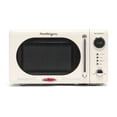 thumbnail image 1 of Nostalgia 0.7 Cu. Ft. Retro Compact - Horno de microondas para encimera, color marfil, 1 of 5