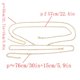 thumbnail image 4 of Cadena del cuerpo de las mujeres Joyas Bikini cinturo Cristal Cadena del vientre Oro Hugo collar de cadena del cuerpo, 4 of 7