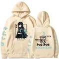 thumbnail image 2 of Sudadera con capucha de Demon Slayer para mujer, suéter con estampado de Anime japonés, Harajuku, Muichiro, Tokito, talla grande, novedad, 2 of 2