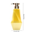 thumbnail image 3 of Doghiosgha 400ML Plastic Soap Dispenser, Refillable Pump Dispenser Bottle for Bathroom Vanity Countertop Use, Gold, 3 of 6