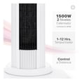 thumbnail image 4 of Ventilador Calentador de Torre, 2 en 1, con Temporizador y Control remoto Esquimal (Blanco, 111 cm), 4 of 6