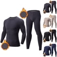 thumbnail image 1 of NJDVHB Ensemble de Chandail à Capuchon Chauds pour Hommes, Ensemble de Survêtements pour Hommes, Ensemble de Pyjamas pour Hommes, Tenue de Nuit Décontractée Chaude à Manches Longues et Col Rond, Gris Foncé, TG, 1 of 5