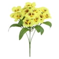 thumbnail image 3 of Faux Pansy Flower, Artificial Flowers for Vase, Silk Fake Bouquet Floral Arrangements Centerpieces Decor for Mother's Day Home Table Wedding, 3 of 5