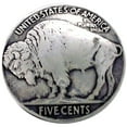thumbnail image 2 of Concho Antique Silver Screwback 1"-Buffalo Nickel, Pk 3, Realeather Crafts, 2 of 2
