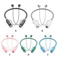 thumbnail image 3 of sweethay Auriculares inalámbricos para juegos Auriculares compatibles con Bluetooth para exteriores Verde Cables de audio/vídeo Rosa, 3 of 8