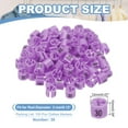 thumbnail image 2 of Marqueurs pour Cintres Numéro 29 Étiquettes Taille de Cintre Clips Ronds Étiquette de Codage Couleur, Violet Rose 100 Pcs, 2 of 6