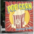 thumbnail image 4 of Ambesonne Retro Shower Curtain, Pop Corn Movie Snack, 69"Wx84"L, Multicolor, 4 of 5