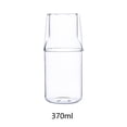 thumbnail image 3 of Injueey Jarra de agua con vaso de vidrio, juegos de tazas frías y calientes, jarra para beber, botella resistente a altas temperaturas, tetera para Cocina y Comedor 370ml Injueey HA071577-01, 3 of 6