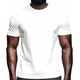 thumbnail image 2 of Camisetas casuales de manga corta de color liso para hombre, camisetas gráficas, 2 of 8