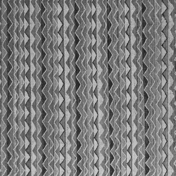 Ahgly Company Indoor Square Abstract Gray Modern Area Rugs, 3' Square