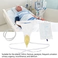 thumbnail image 3 of Large Capacity Urine Bag, Urine Collector Bag Easy To Use 1000ml Skin Friendly Reusable Silicone Unique Padded Edge Stable  For Hospital, 3 of 8