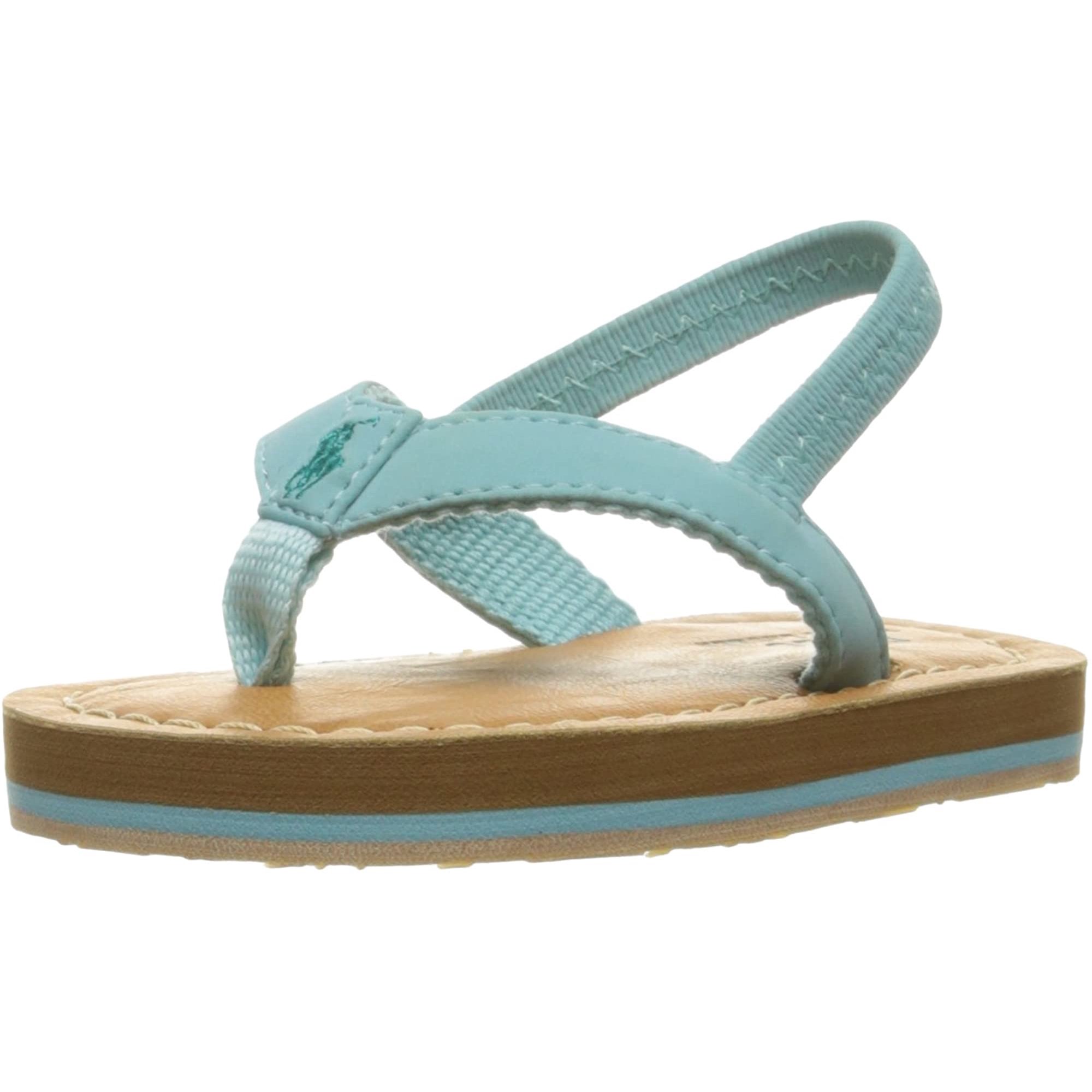 turquoise flip flops