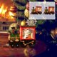 thumbnail image 1 of Xihbxyly Decoración Navideña de Papá Noel, Tren Dorado con Agua, Luz Nocturna Interactiva, Decoración Festiva de Mesa, Ambiente Festivo, Idea de Regalo, 30 Ml, Batería No Incluida., 1 of 6