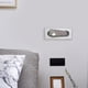 thumbnail image 5 of Lámpara LED decorativa Naiovety de metal para pared dormitorio moderna bronce mate, 5 of 6