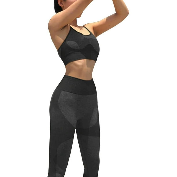 Conjunto Thefne deportivo para Dama negro Mediana Thefne YGASUIT-L-GR