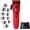 Red, variant on Supreme Trimmer Darkstar 72 Clipper with Magnetic Vector Motor | 180 Min Run Time, 9000 RPM Barber Hair Clipper | Low Noise, Professional Clipper DLC Blades | STC72