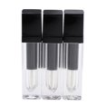 thumbnail image 2 of Útiles 4ml Vacíos Recargable ABS Plástico Brillo de Tubos Botellas de Llenado Envases Cosméticos para Bricolaje de Maquillaje, 3 Pa Negro Salvador Tubos vacíos de la varita de brillo labial, 2 of 7