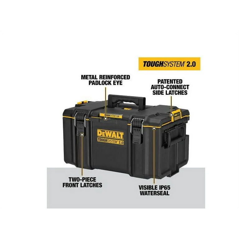 DEWALT TOUGHSYSTEM 2.0 Small Tool Box with Bonus 22 in. Medium Tool Box and 24 in. Mobile Tool Box 3 Piece Set