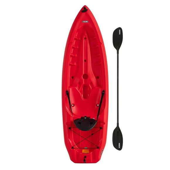 Kayak assis sur le dessus Lifetime Daylite 80, rouge (pagaie incluse)