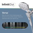 thumbnail image 5 of Moen Chrome Metal 8 settings Showerhead Combo 1.75 gpm, 5 of 5