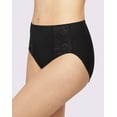 thumbnail image 5 of Bali Double Support Hi-Cut Panty Black 10 Women's, 5 of 6