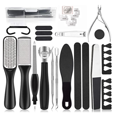 thumbnail image 1 of Juego de limas para pies de acero inoxidable Peeling Dead Skin - New Black Juego de 20 piezas Ofspeizc CPB-US-YYM227-5, 1 of 5